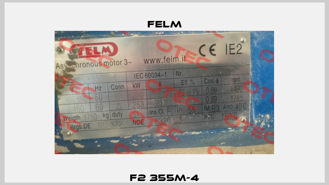 F2 355M-4 Felm