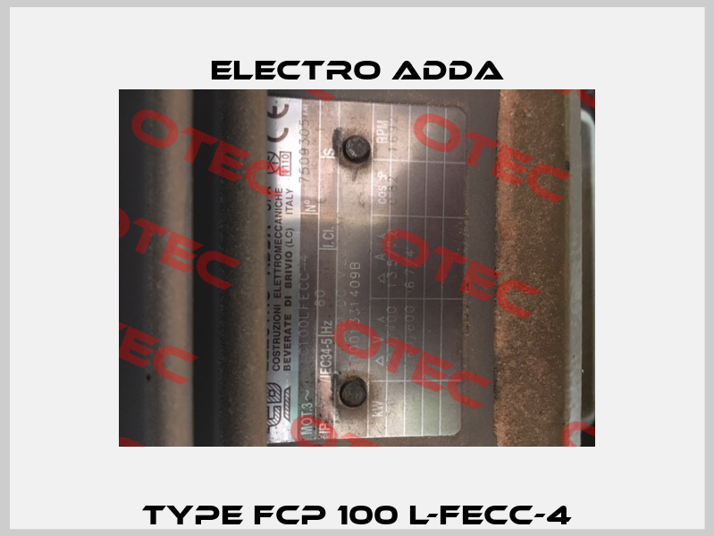 Type FCP 100 L-FECC-4 Electro Adda