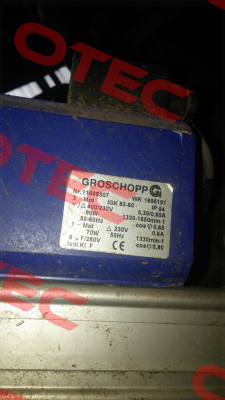 11699307 WK1695101 1GK80-60 N:1330  Groschopp