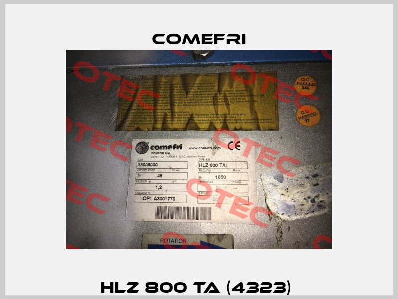 HLZ 800 TA (4323)  Comefri