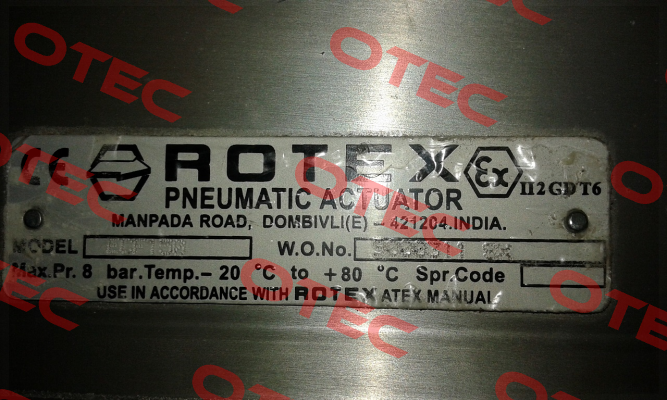 9000311 8X obsolete,replaced by QTF 150 Rotex