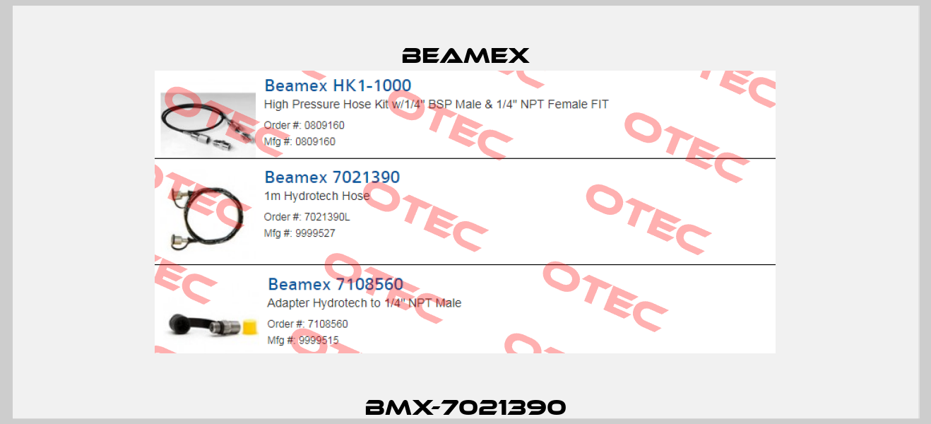 BMX-7021390 Beamex