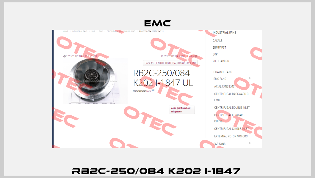 RB2C-250/084 K202 I-1847  Emc