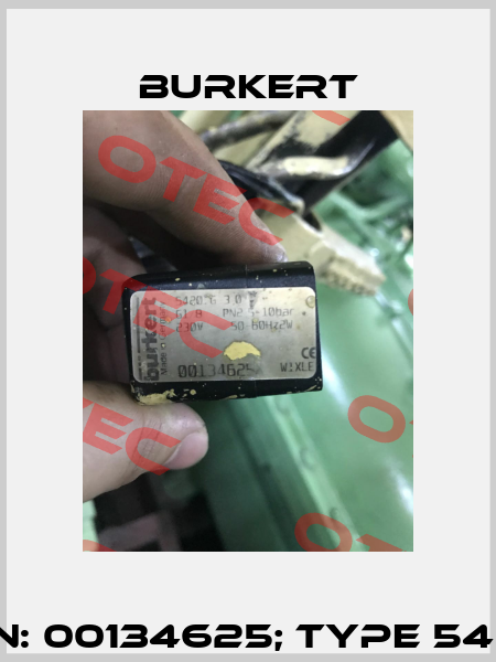p/n: 00134625; Type 5420 Burkert