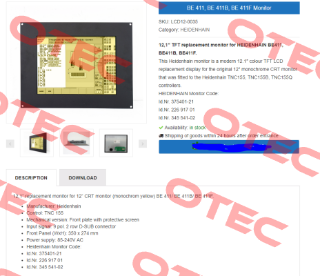 LCD12-0035 - obsolete, replaced by - LCD12-0035c  TSUBIS