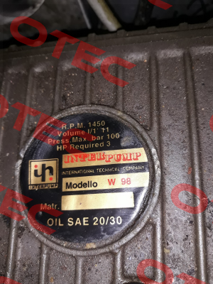 Type W 98 Interpump
