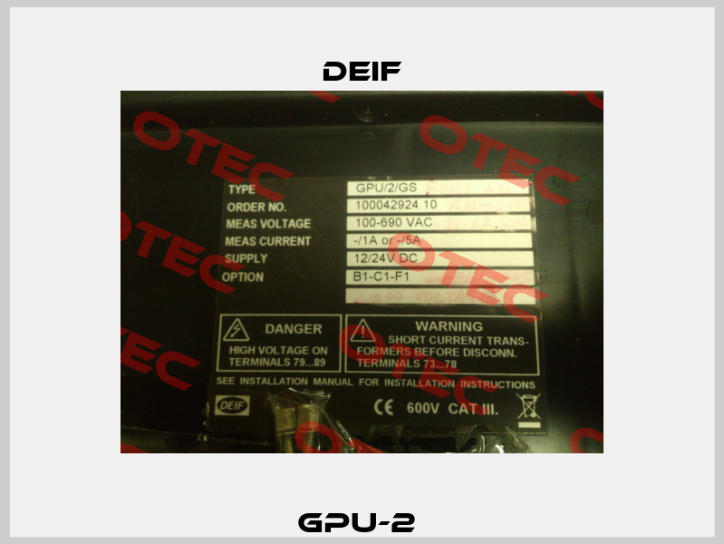 GPU-2  Deif