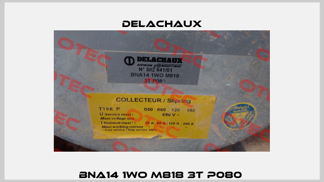 BNA14 1WO M818 3T P080  Delachaux