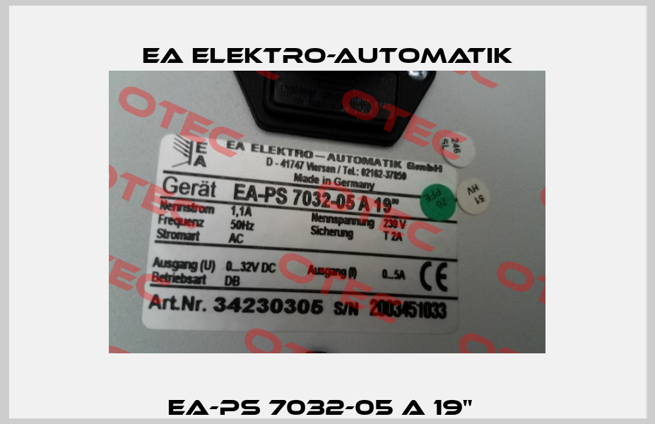 EA-PS 7032-05 A 19"   EA Elektro-Automatik