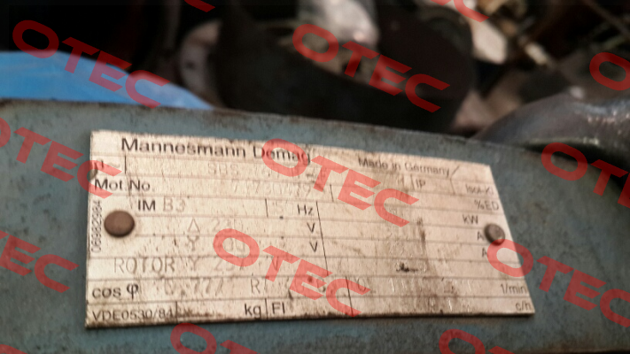 Bearing felt for 7/730479  Mannesmann-Demag