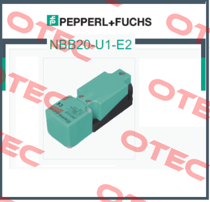 p/n: 194771, Type: NBB20-U1-E2 Pepperl-Fuchs