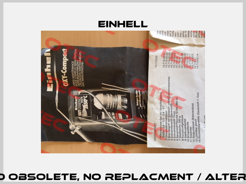 15.716.00 obsolete, no replacment / alternative  Einhell