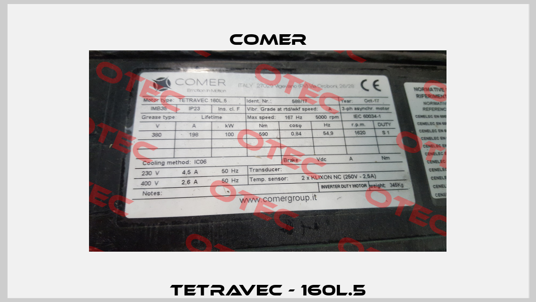 TETRAVEC - 160L.5 Comer