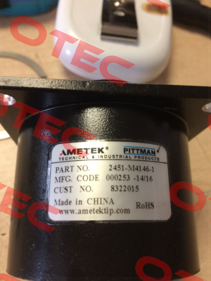 2451-M4146-1 OEM  Ametek Pittman