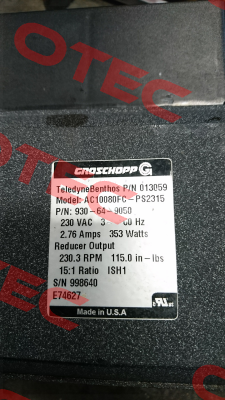 930-64-9050  OEM Groschopp