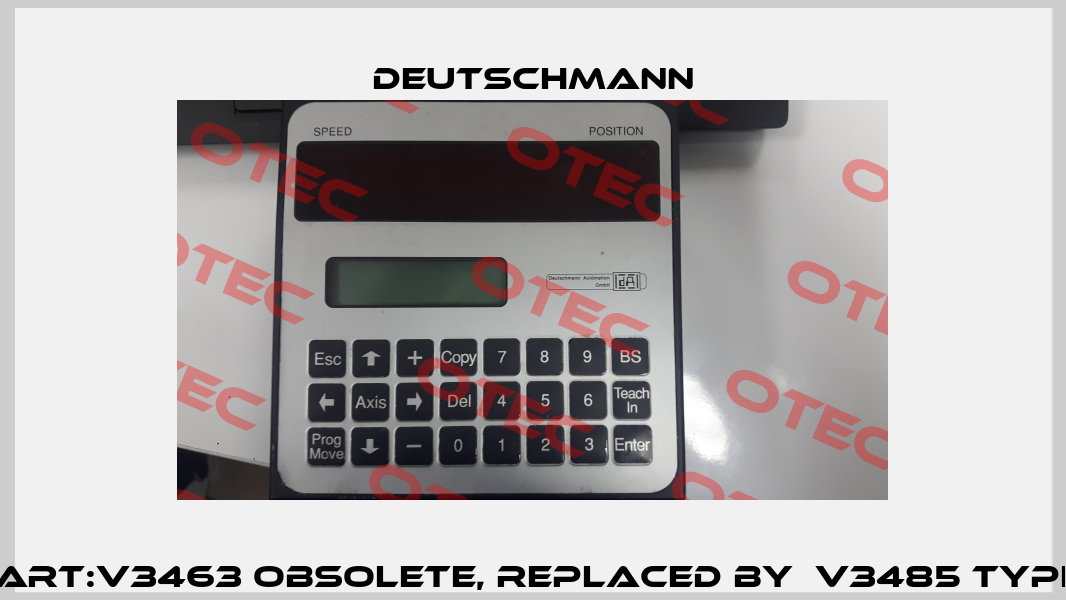 48-0360-E16I ART:V3463 obsolete, replaced by  V3485 Type LOCON 200*  Deutschmann