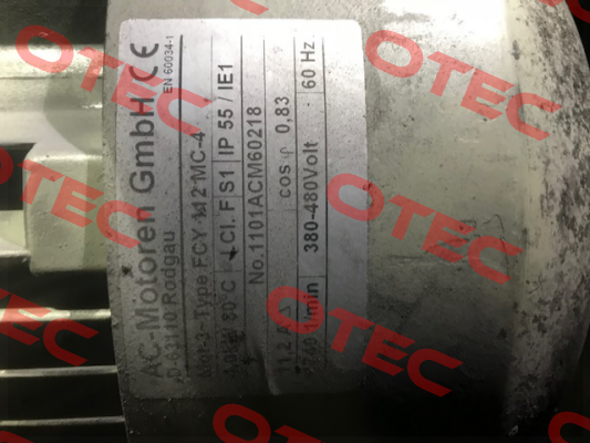 FCY 112 MC-4 not available, replacement FCA 112 M-4/PHE  AC Motoren