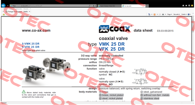 VMK 25 DR NC Coax