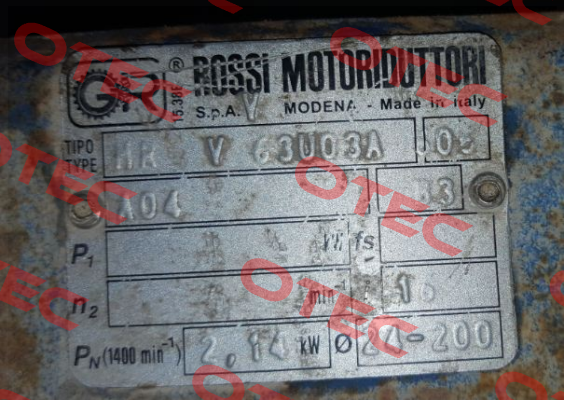 MR V 63 UO3A Rossi
