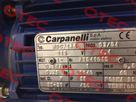 MDC71A6-SO   OEM Carpanelli