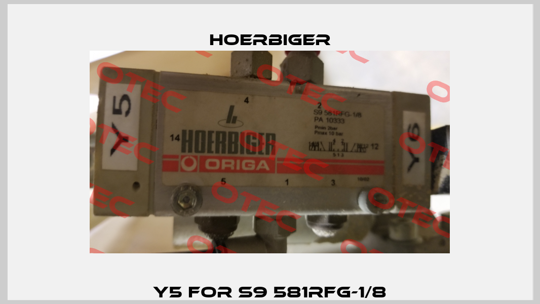 Y5 for S9 581RFG-1/8 Hoerbiger