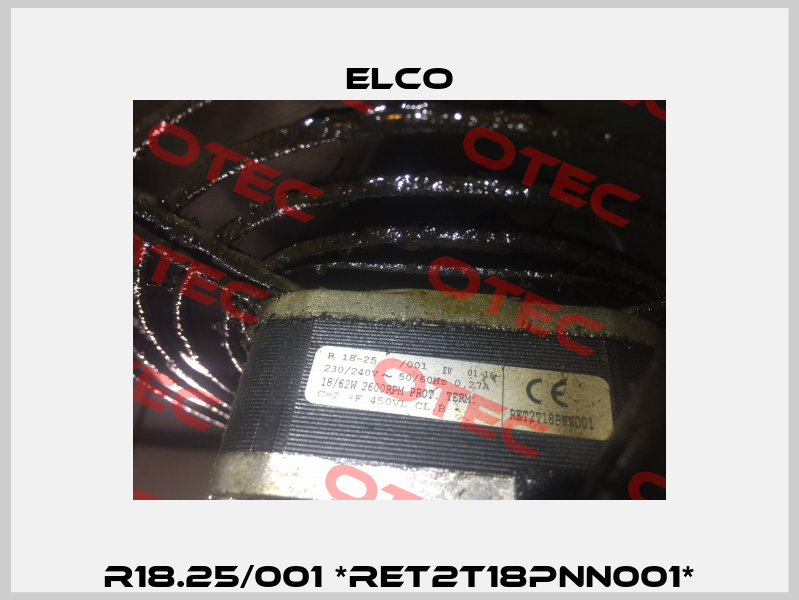 R18.25/001 *RET2T18PNN001* Elco