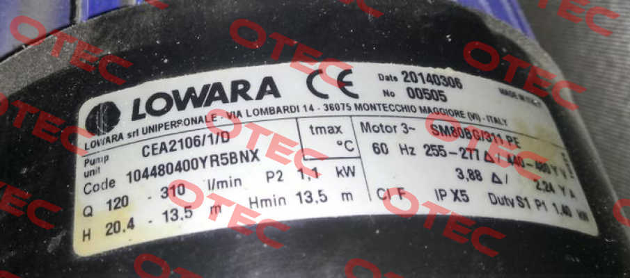 CEA2106/1/D Lowara