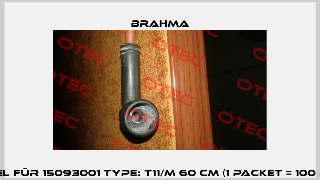 Kabel für 15093001 Type: T11/m 60 cm (1 packet = 100 pcs)  Brahma