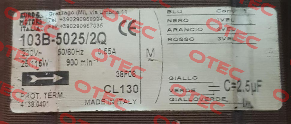 103B-5025/2Q Euro Motors Italia