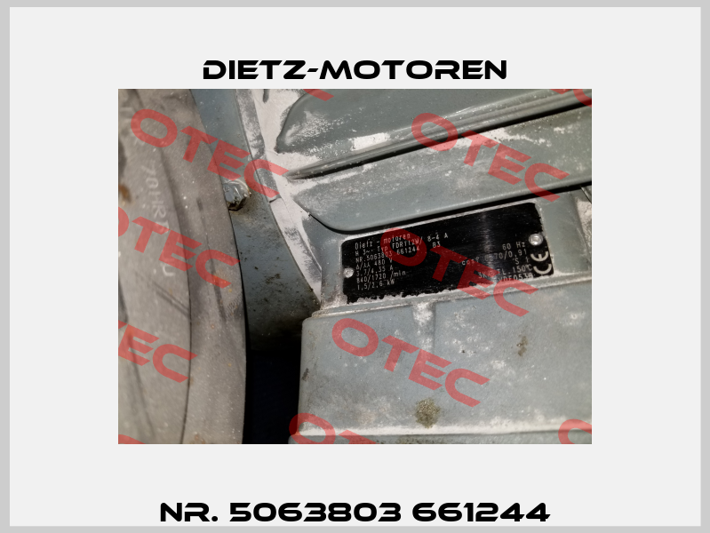 NR. 5063803 661244 Dietz-Motoren