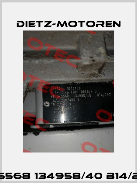 345568 134958/40 B14/250 Dietz-Motoren
