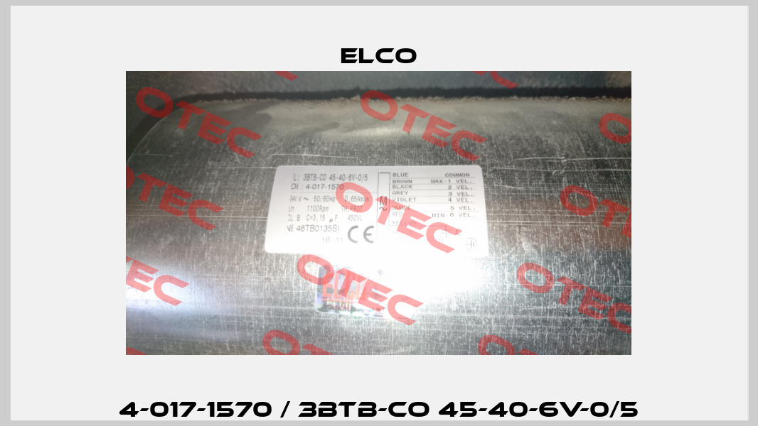 4-017-1570 / 3BTB-CO 45-40-6V-0/5 Elco