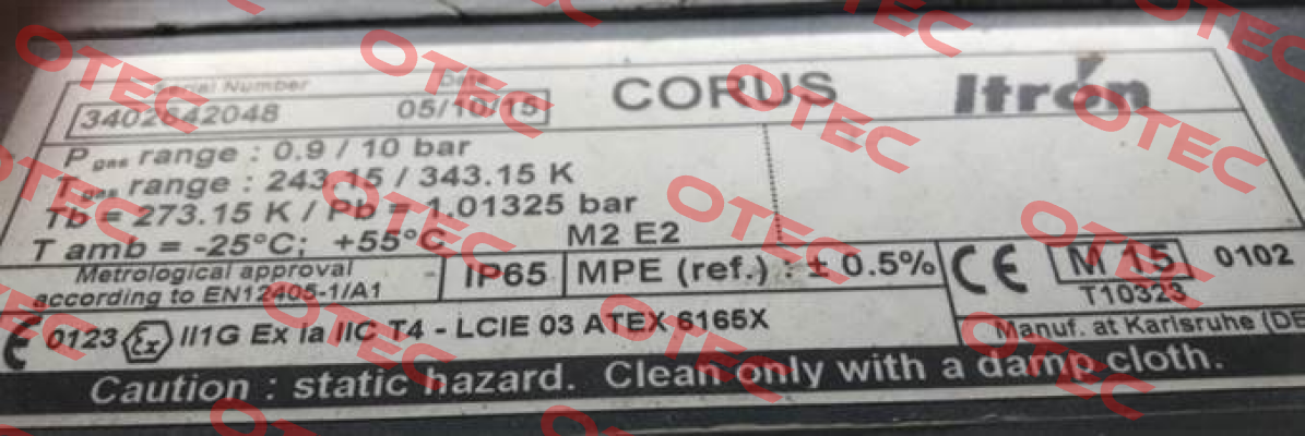 CORUS PTZ, 0.9 – 10 bar Itron