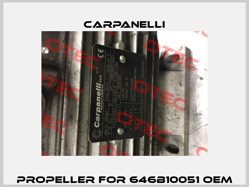 propeller for 646B10051 oem Carpanelli