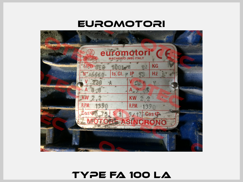 Type FA 100 LA Euromotori