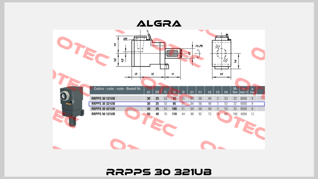 RRPPS 30 321UB Algra