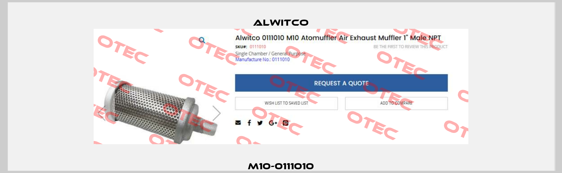 M10-0111010 Alwitco