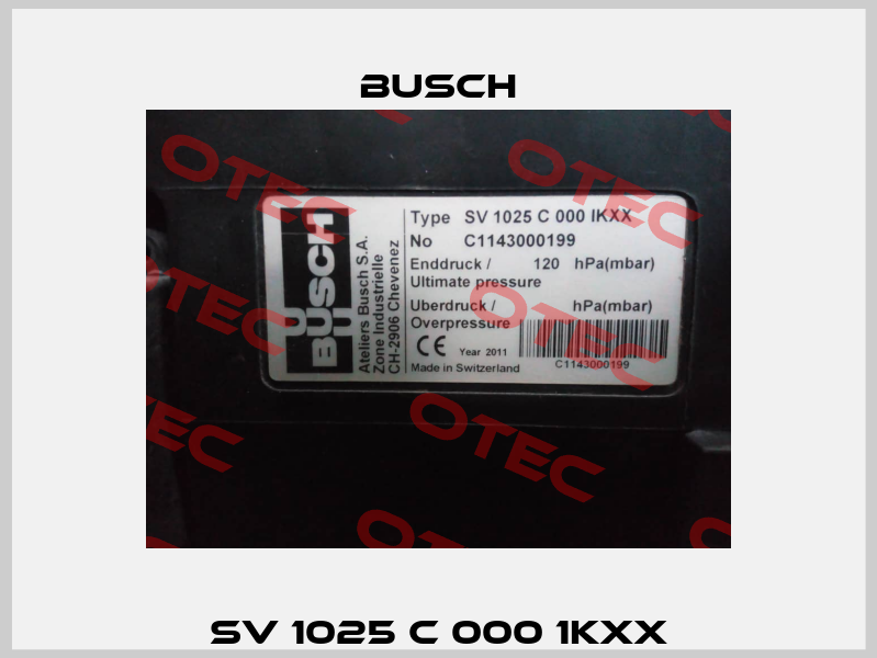 SV 1025 C 000 1KXX Busch