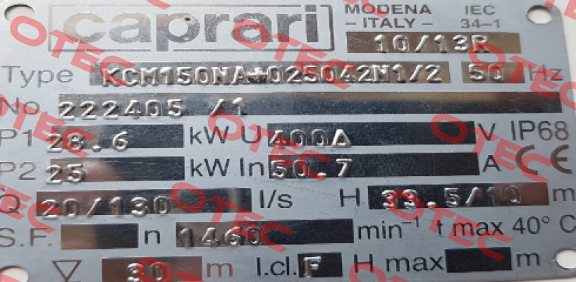 RLS02072( for KCM150NA+025042N1/2) CAPRARI