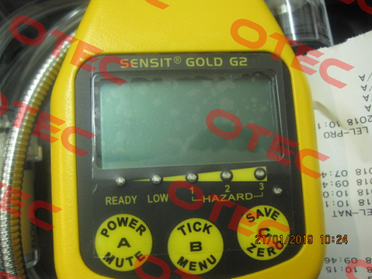 Gold G2 4 Gas Order No: 911-00000-08 Sensit