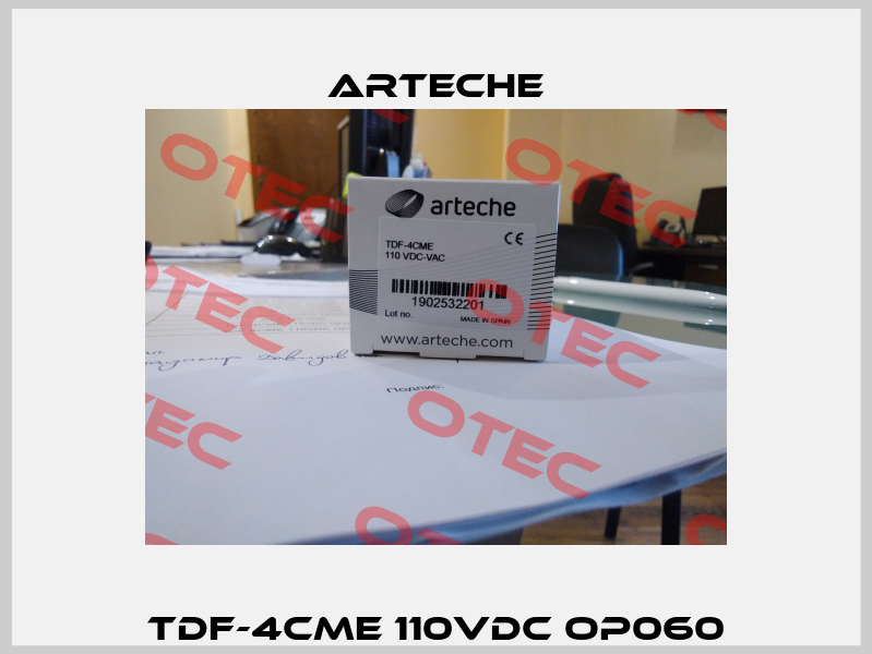 TDF-4CME 110VDC OP060 Arteche