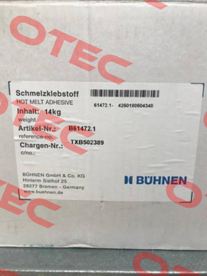 B61472.1 (1 box=14 kg) Buhnen