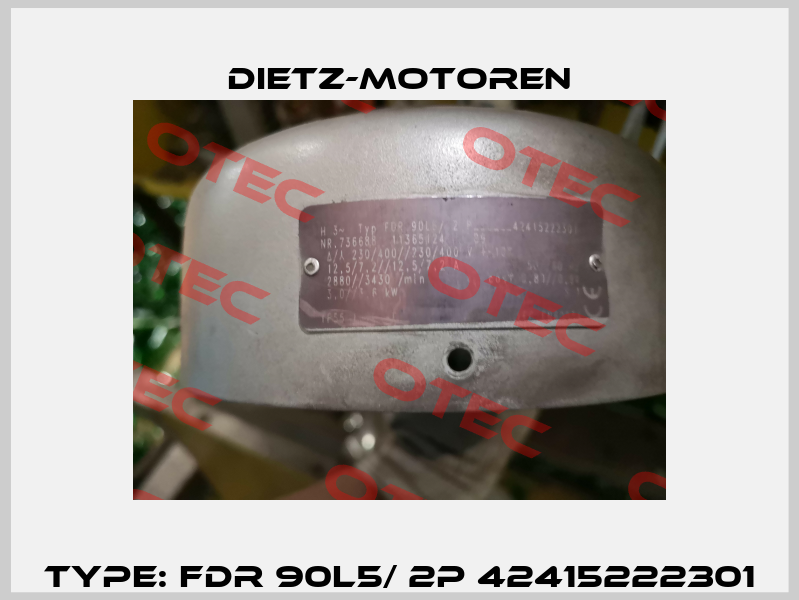Type: FDR 90L5/ 2P 42415222301 Dietz-Motoren