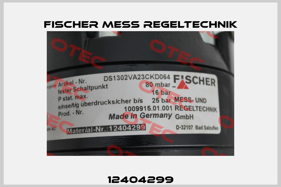 12404299 Fischer Mess Regeltechnik
