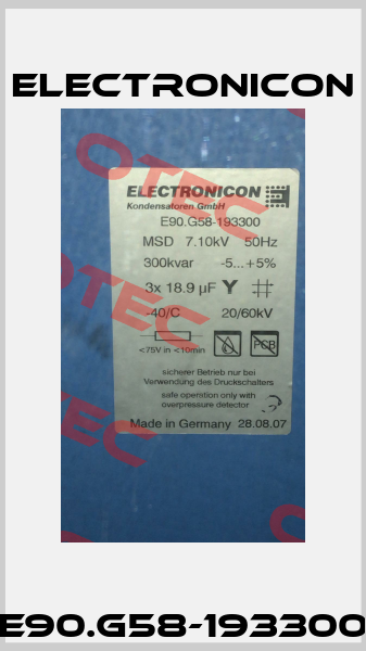 E90.G58-193300 Electronicon