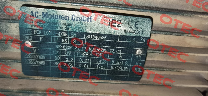 FCA 100 LA-4/HE AC Motoren