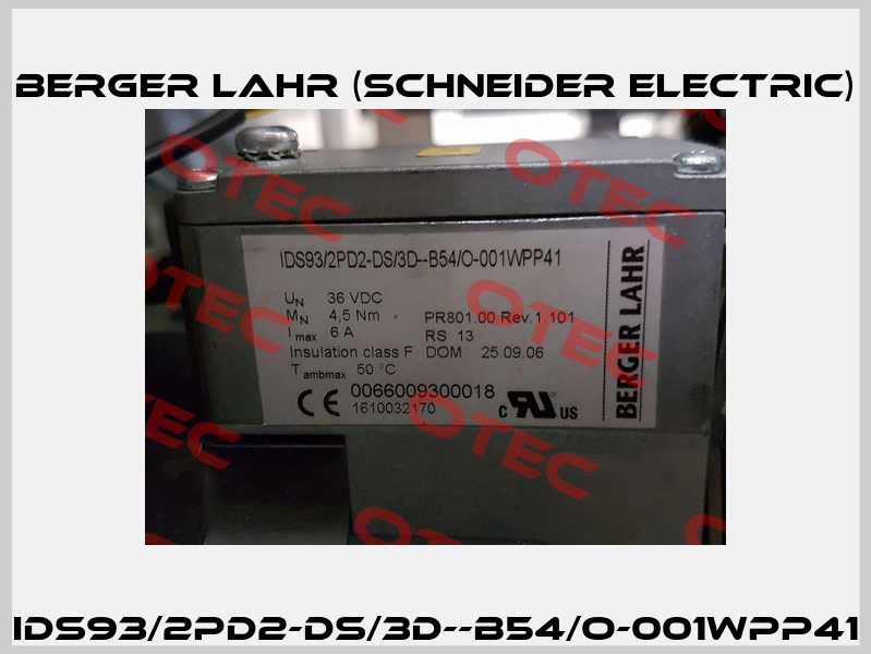 IDS93/2PD2-DS/3D--B54/O-001WPP41 Berger Lahr (Schneider Electric)