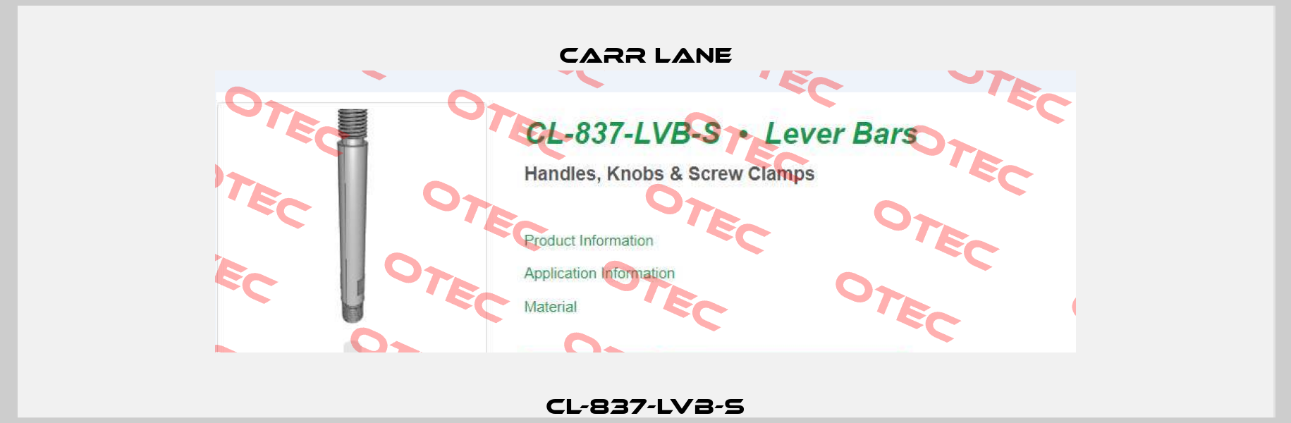 CL-837-LVB-S Carr Lane