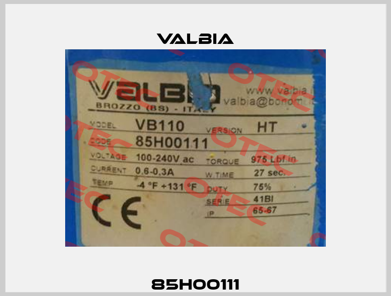 85H00111 Valbia