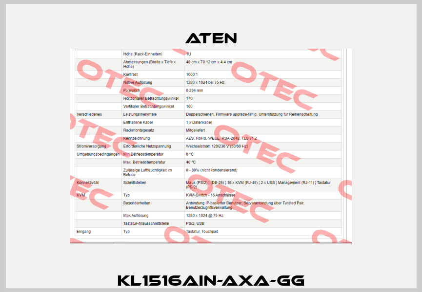 KL1516AiN-AXA-GG Aten
